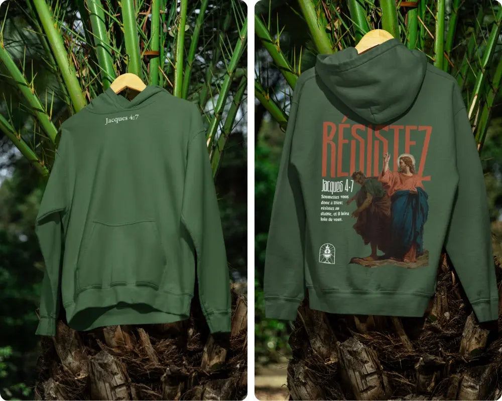 Hoodie Jacques 4:7 Le 14e Apôtre